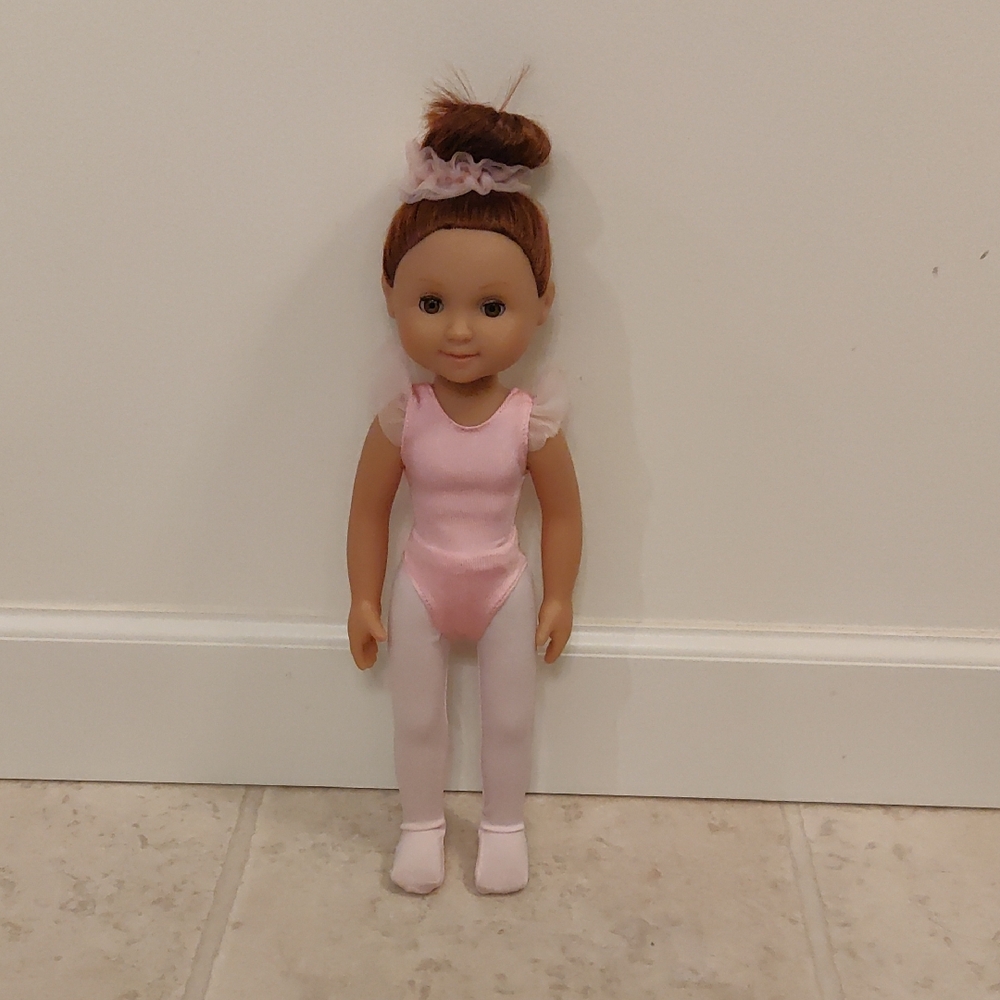Melissa & Doug Victoria 14-Inch Poseable Ballerina Doll With Leotard